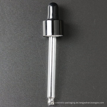 Schwarze UVtropfenzähler-Glaspipette für Glas-ätherisches Öl-Flasche (ND04C)
